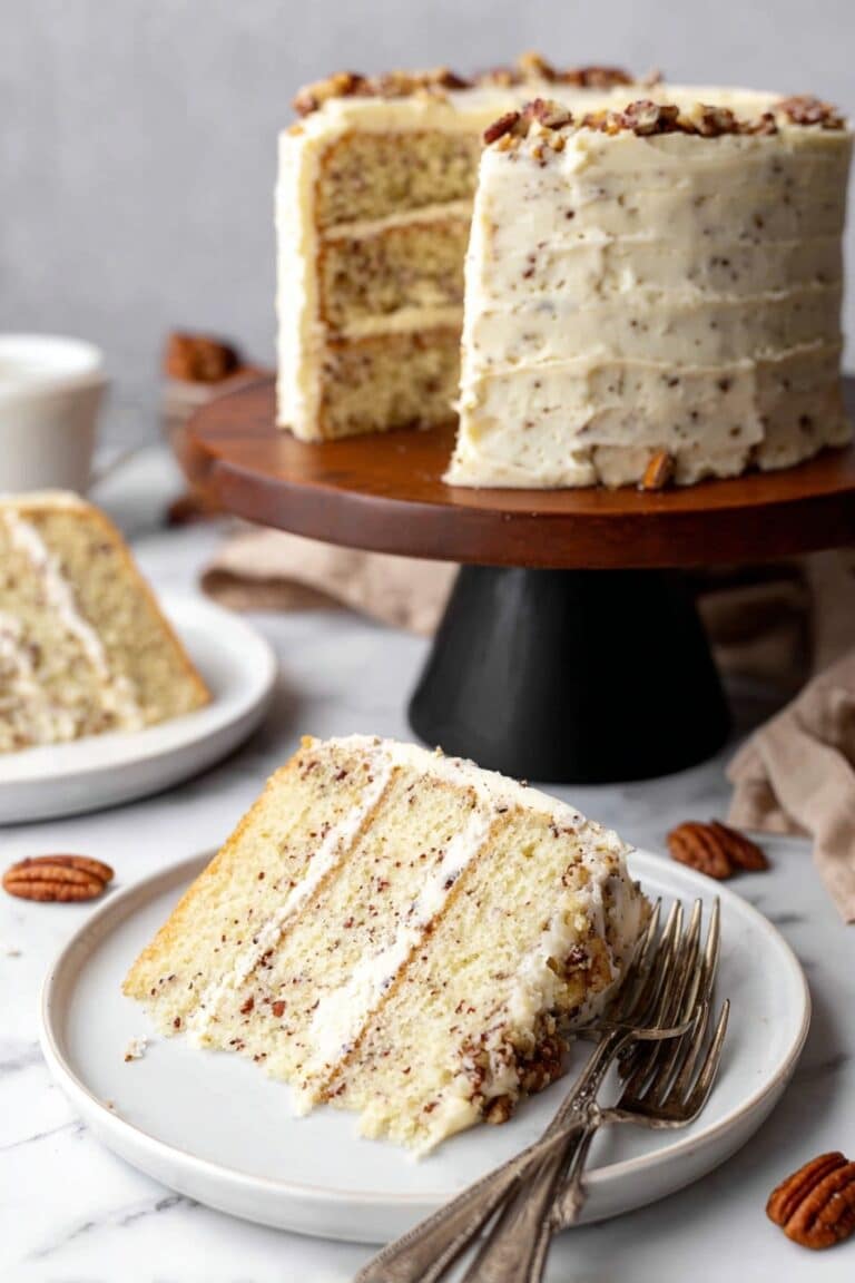 Italian Pecan Coconut Cake with Cream Cheese Frosting Recipe