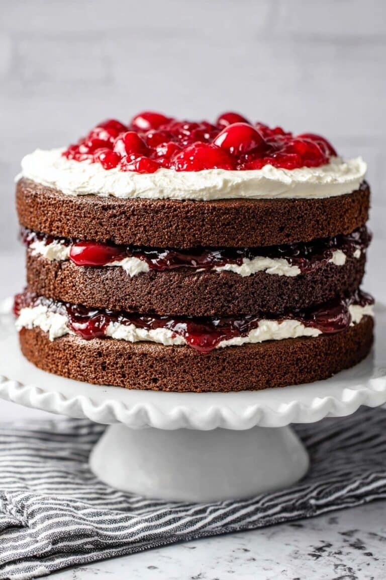 Aunt Becky’s Black Forest Cherry Cake Recipe