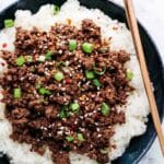 Korean Ground Beef and Rice Bowls Recipe