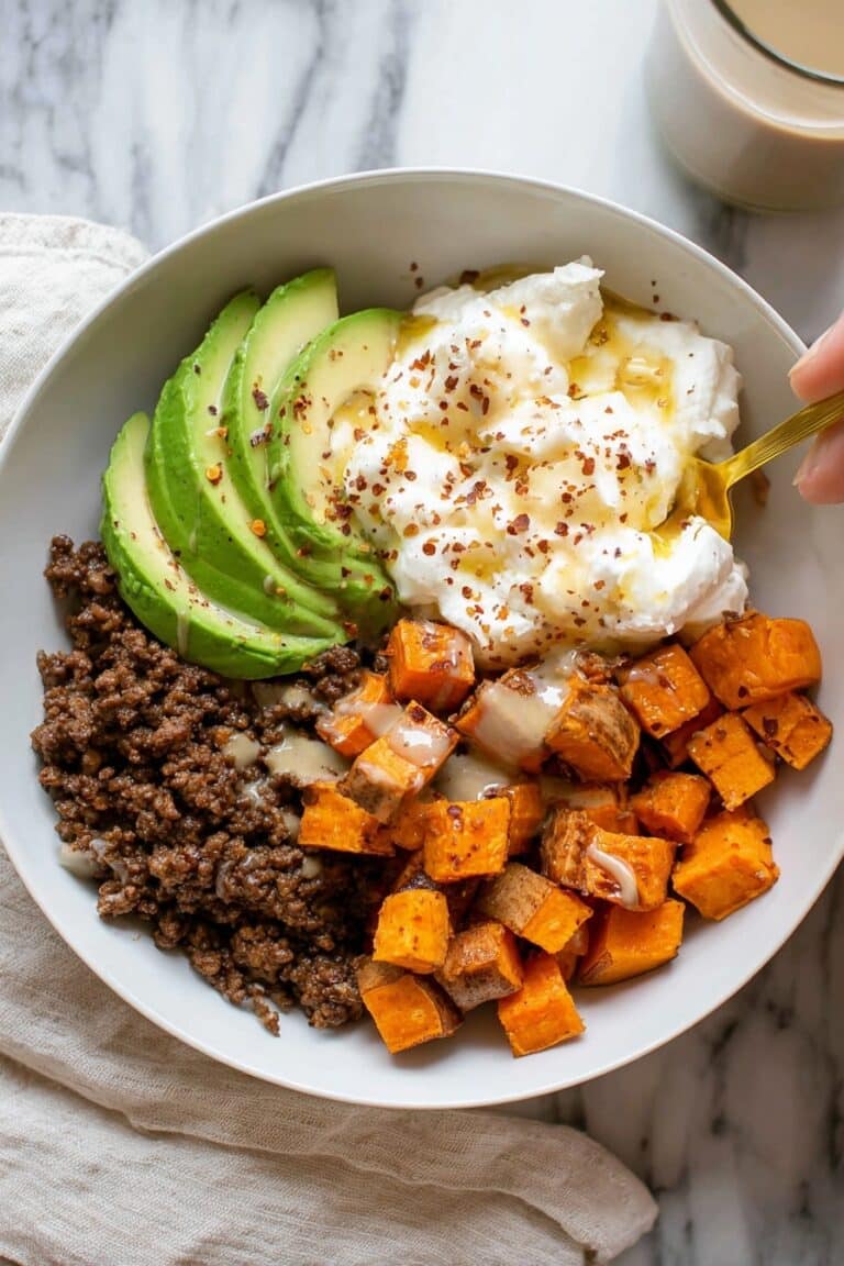 Viral Hot Honey Ground Beef Bowls Recipe