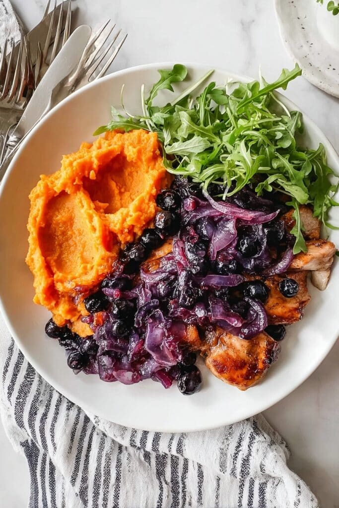 Blueberry Chicken with Fennel and Thyme Recipe