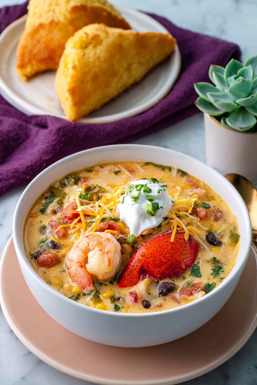 Easy Creamy Seafood and Shrimp Chili Recipe