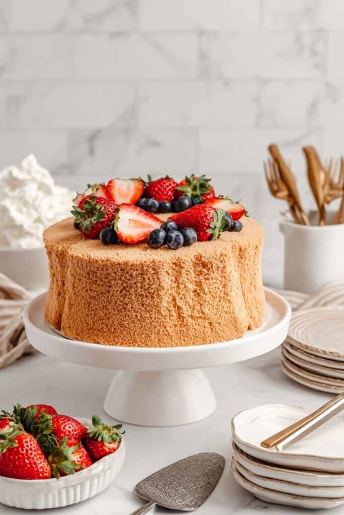 Homemade Angel Food Cake Recipe