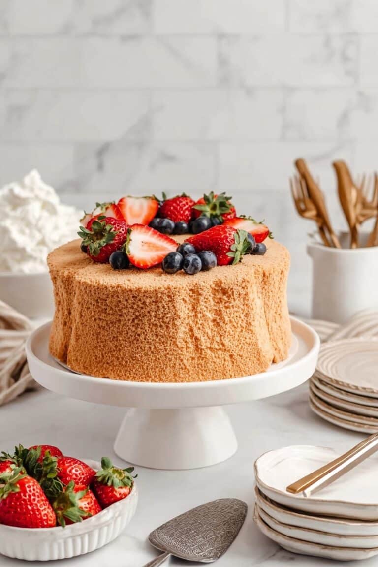 Homemade Angel Food Cake Recipe