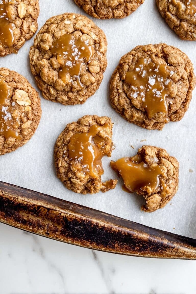 Caramel Oatmeal Cookies Recipe