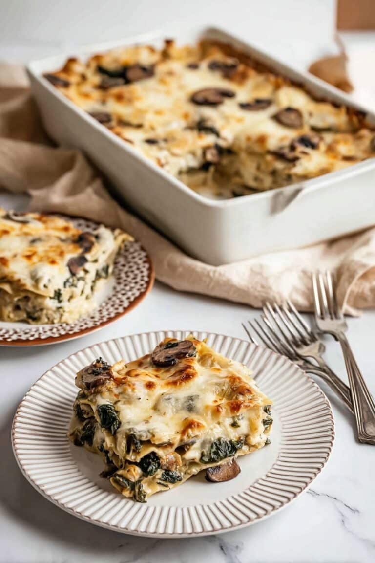 Creamy White Chicken Lasagna Recipe