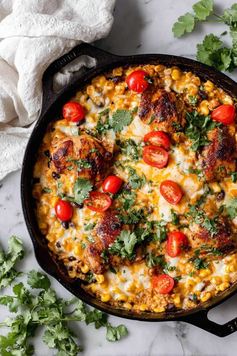 One-Pot BBQ Chicken and Rice Recipe