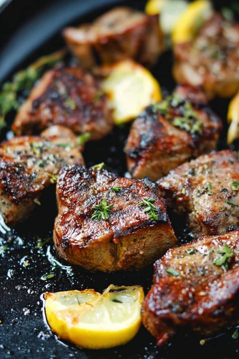 Lemon Thyme Lamb Chops for Easter Recipe