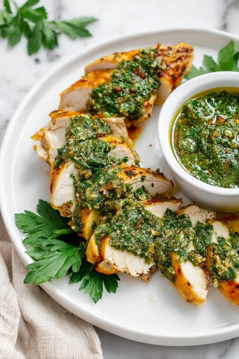 Grilled Chicken with Chimichurri Sauce Recipe