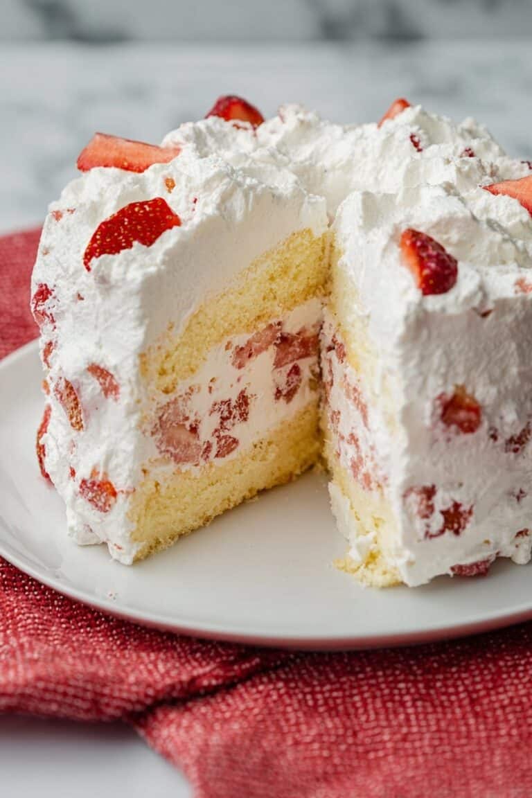 Strawberry Angel Cake Recipe