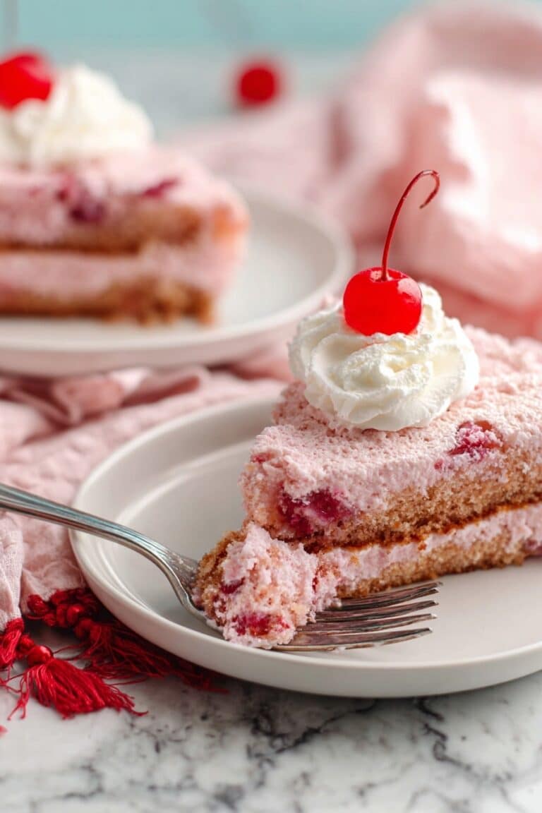 2-Ingredient Cherry Angel Food Cake Recipe