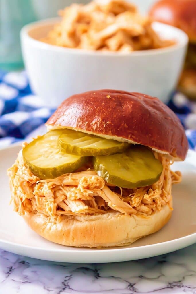 Crockpot Hot Honey Chicken Sandwich Recipe