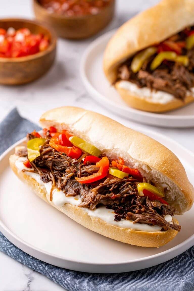 Crockpot Italian Beef Sandwich Recipe
