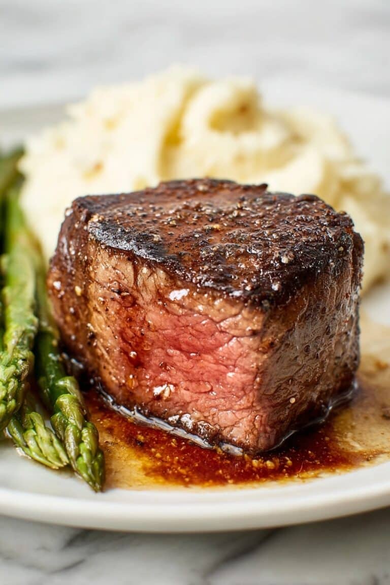 Simple Filet Mignon with Butter Sauce Recipe