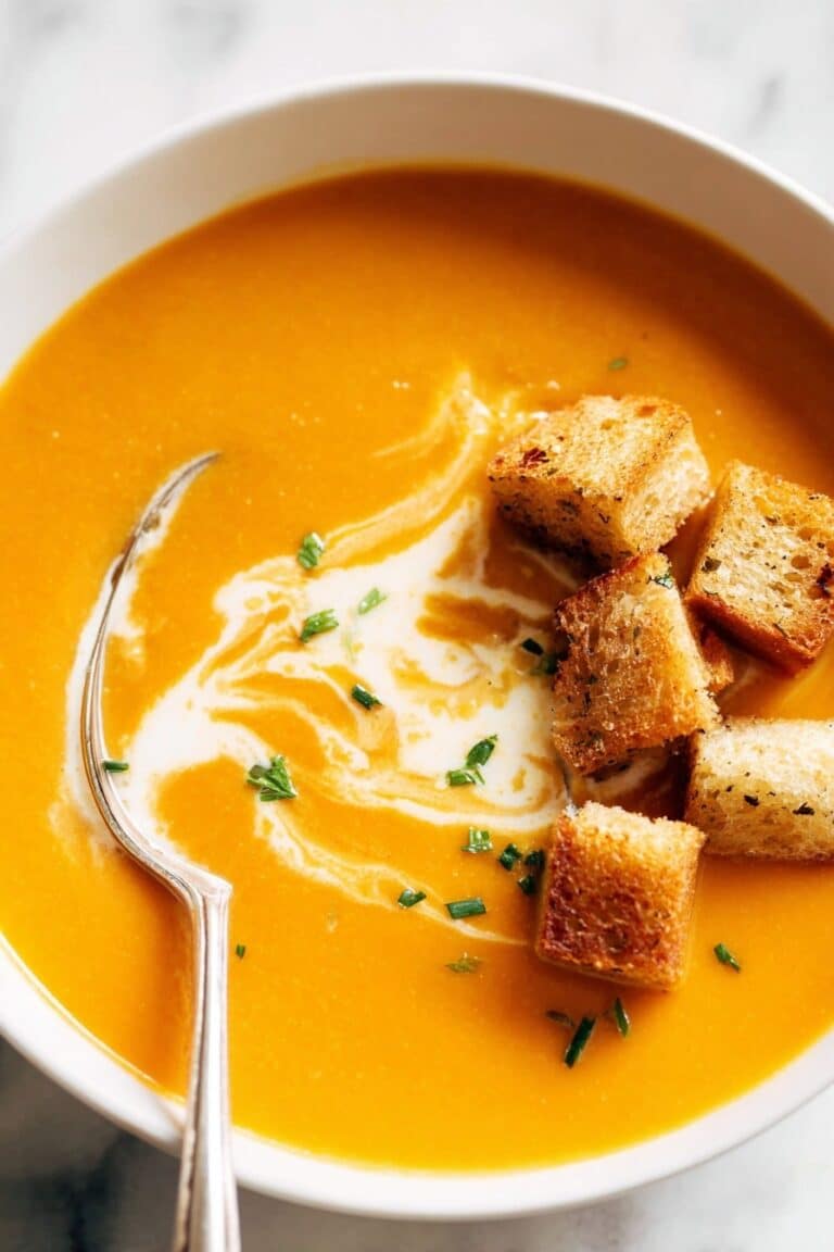 Creamy Carrot Ginger Soup Recipe