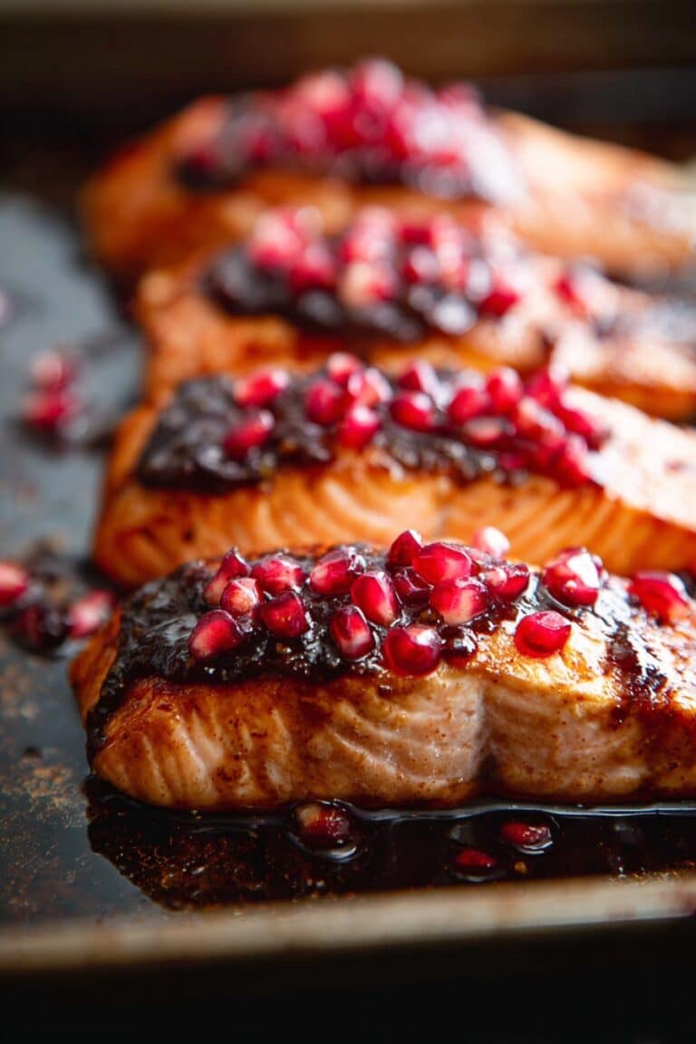 Pomegranate Glazed Salmon Recipe