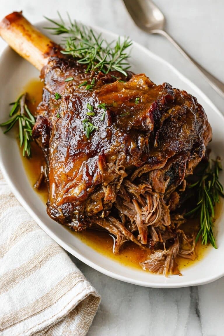 Slow Roast Leg of Lamb for Easter Recipe