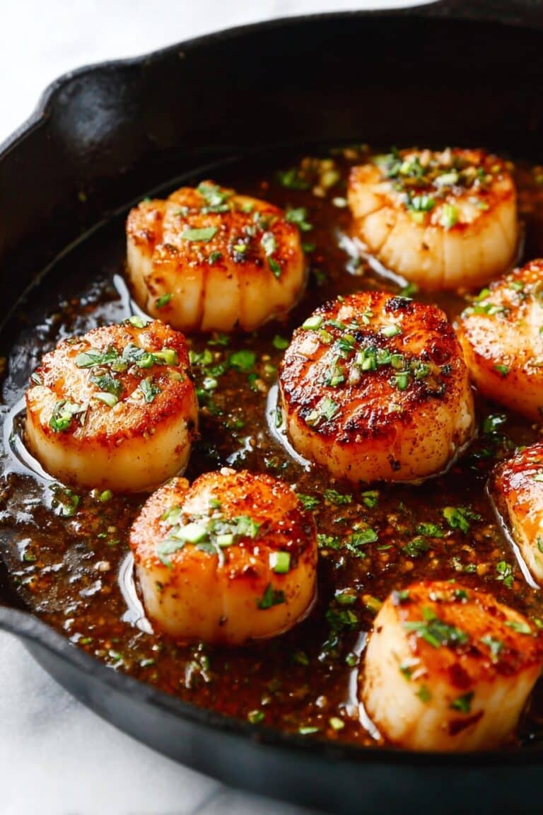 Garlic Butter Scallops Recipe