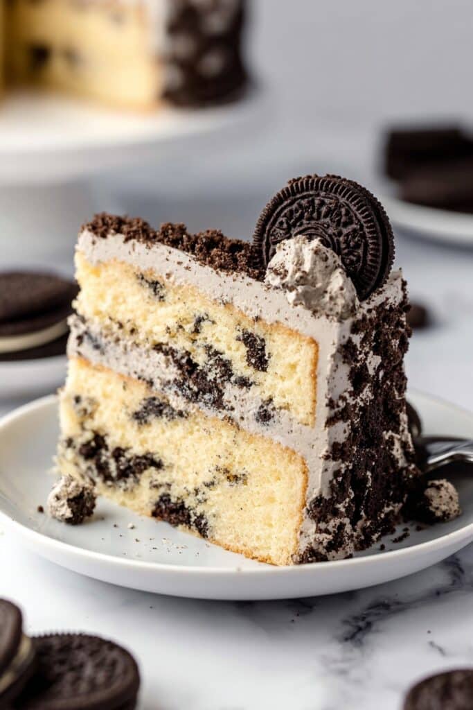 Oreo Cookies & Cream Cake Recipe