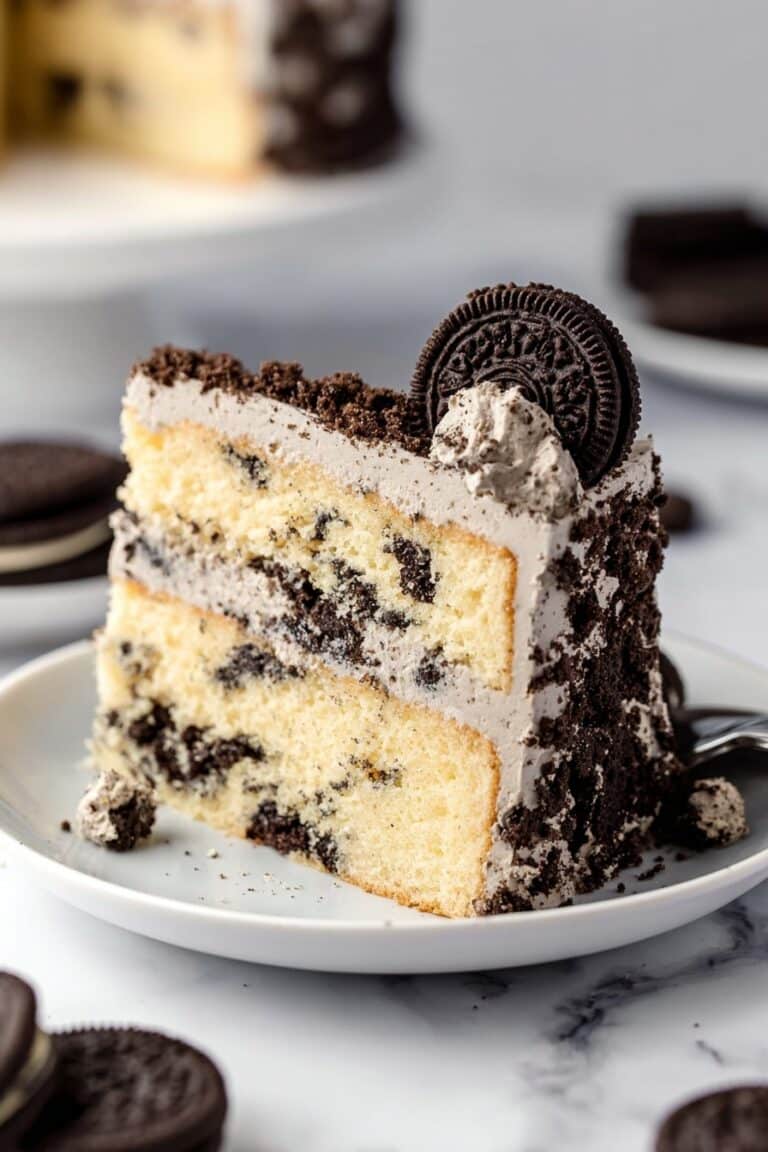 Oreo Cookies & Cream Cake Recipe
