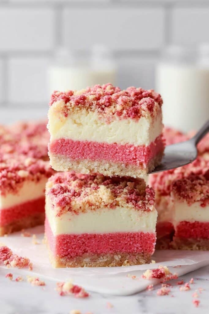 Strawberry Cheesecake Brownies Recipe