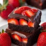 Chocolate Covered Strawberry Brownies Recipe
