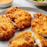Crunchy Coconut Chicken with Spicy Mayo and Cabbage Salad Recipe
