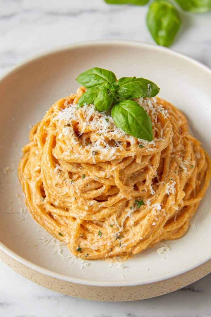 Roasted Tomato and Garlic Ricotta Pasta Recipe
