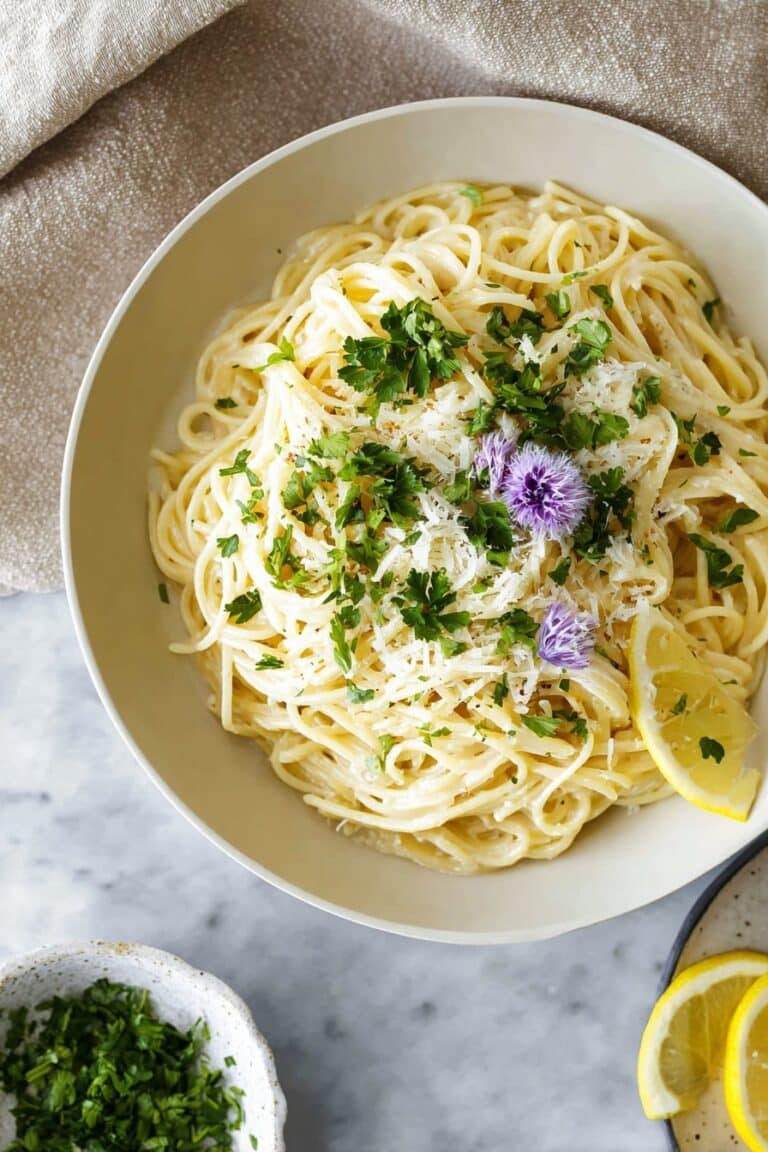 Easy One-Pot Lemon Pasta (Bright, Creamy & Ready in 20 Minutes!) Recipe