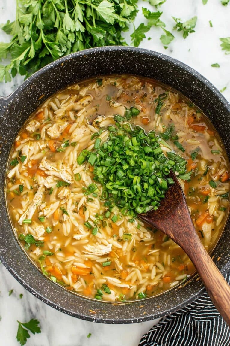 Lemon Chicken Orzo Soup (Light, Cozy & Flavor-Packed) Recipe