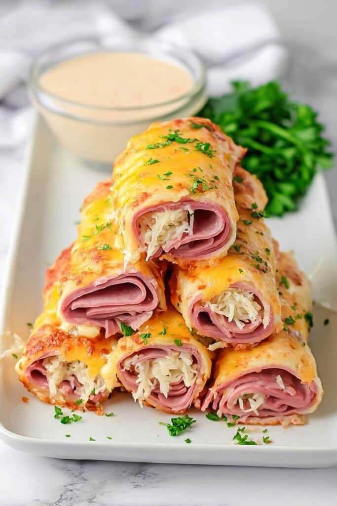 Keto Reuben Roll-Ups Recipe