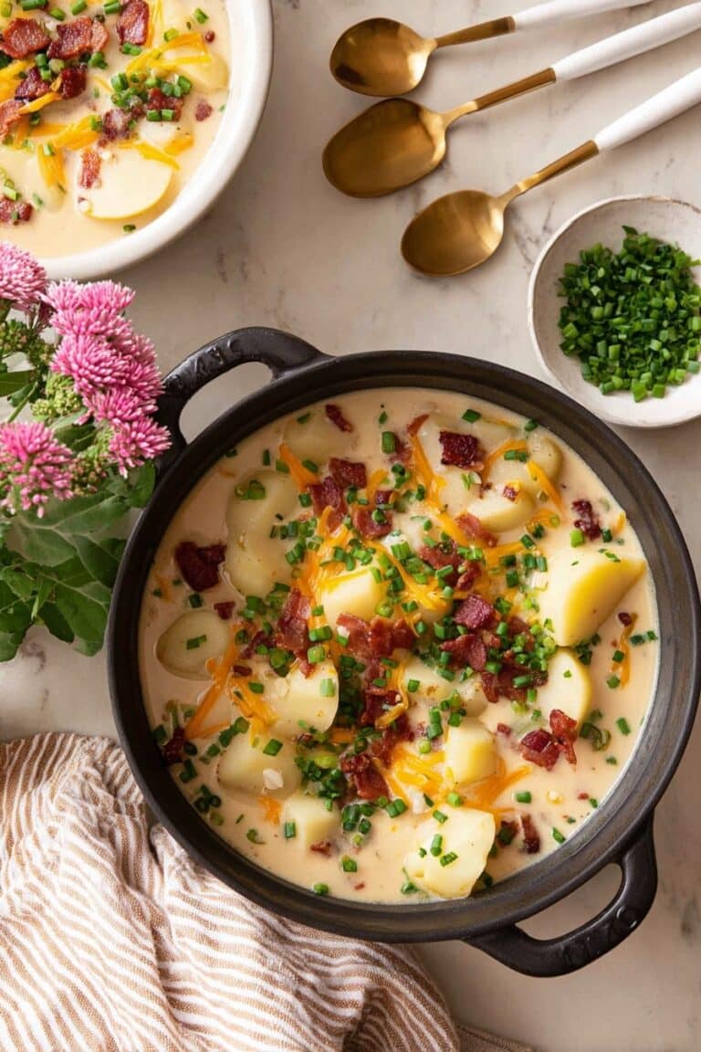 Cheesy Potato Soup Recipe