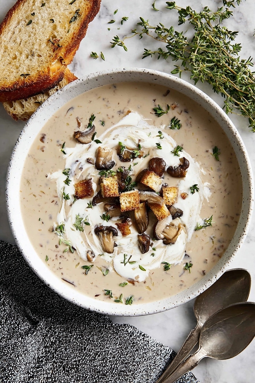 Creamy Mushroom Soup Recipe