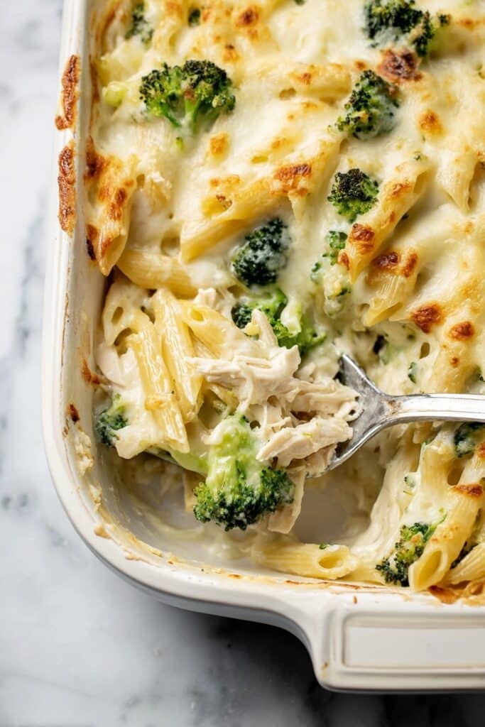 Chicken and Broccoli Alfredo Bake Recipe