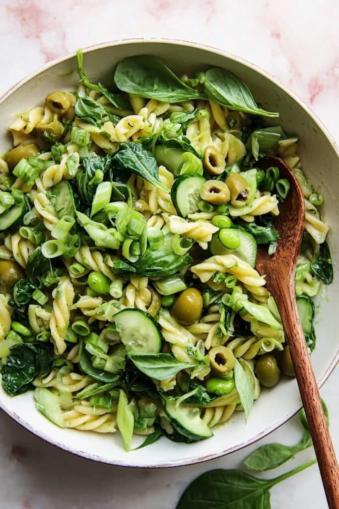 Green Goddess Pasta Salad Recipe