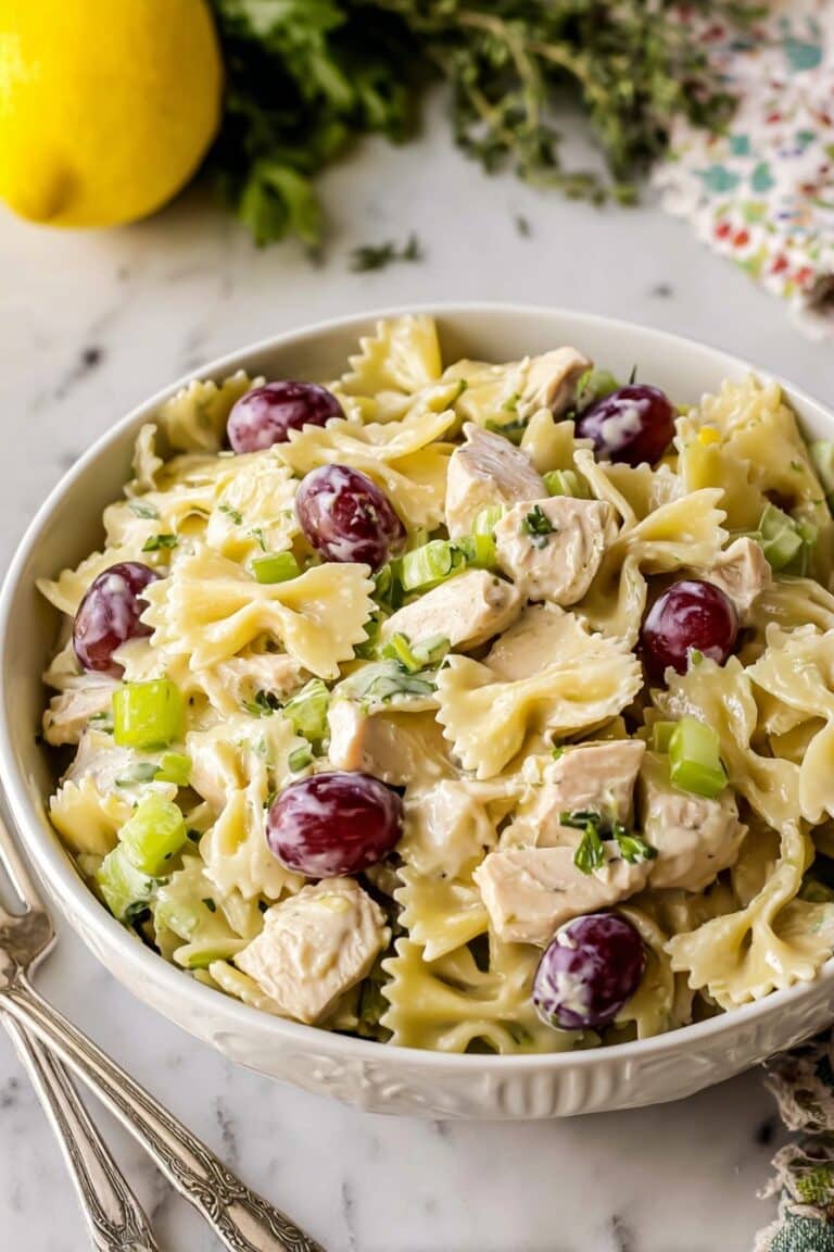 Lemon Tarragon Pasta Salad Recipe