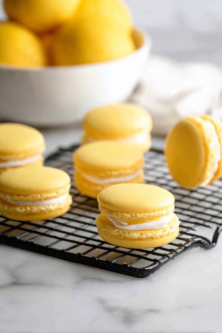 Lemon Curd Macarons Recipe