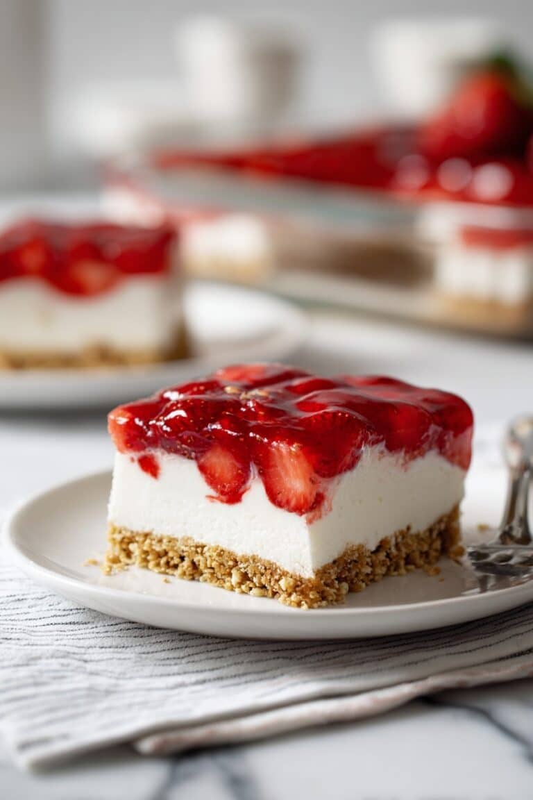 The BEST Strawberry Pretzel Salad (Creamy, Crunchy & So Delicious!) Recipe