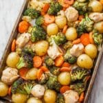 Honey Garlic Chicken and Vegetables Sheet Pan Recipe