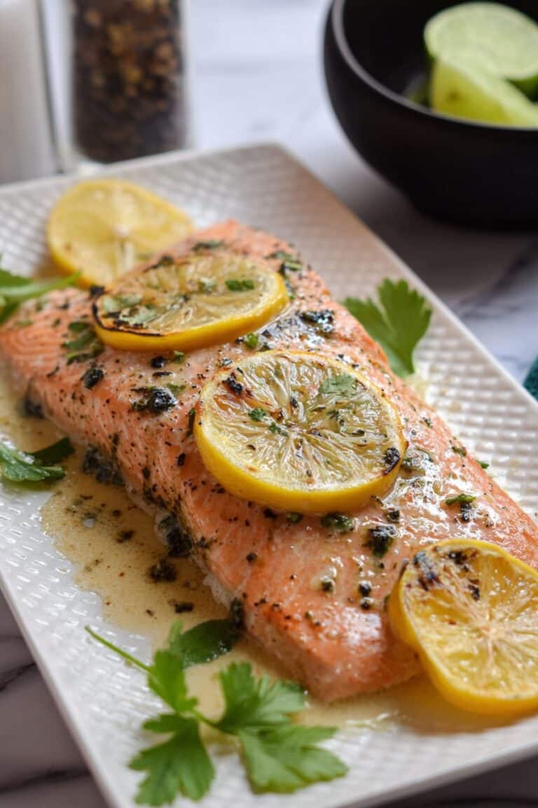 Baked Honey Lime Salmon Recipe