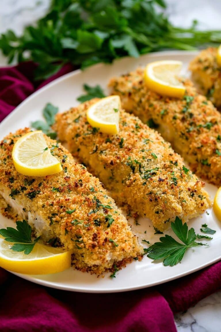 Baked Parmesan Crusted Salmon Recipe