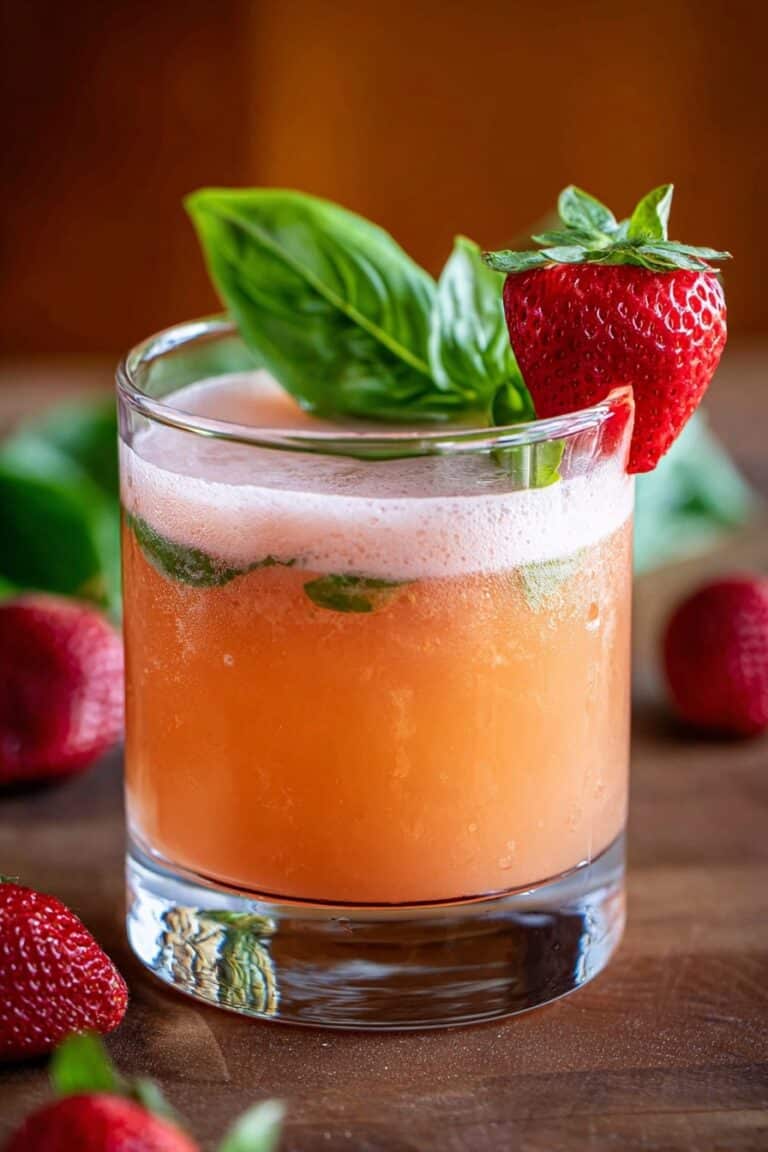 Strawberry Basil Smash Recipe