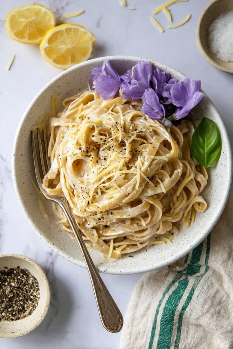 One Pot Fettuccine Alfredo Recipe
