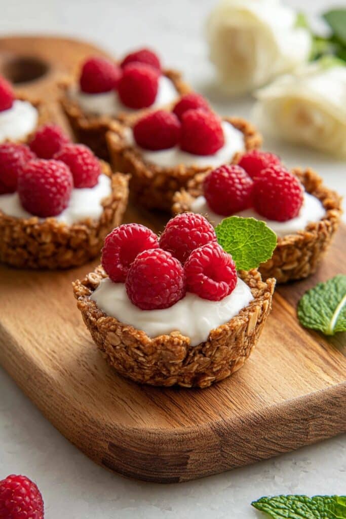 Yogurt Filled Granola Cups Recipe
