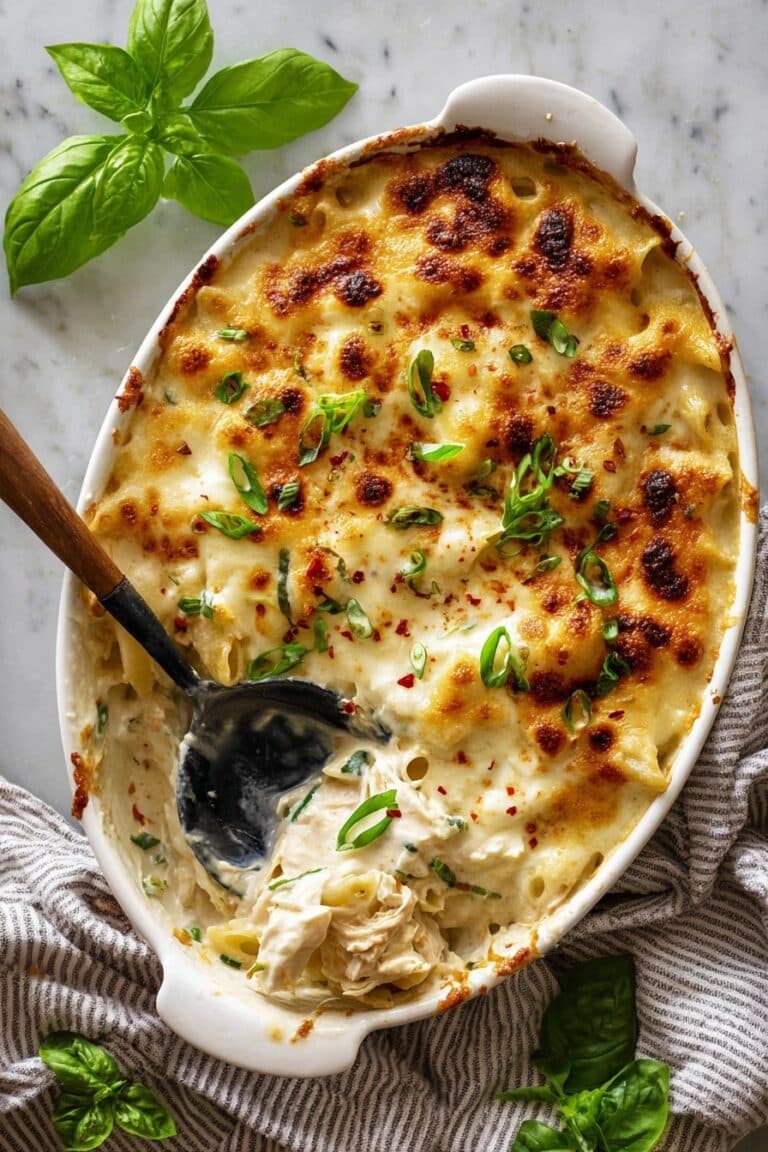 Chicken Spinach Pasta Bake Recipe