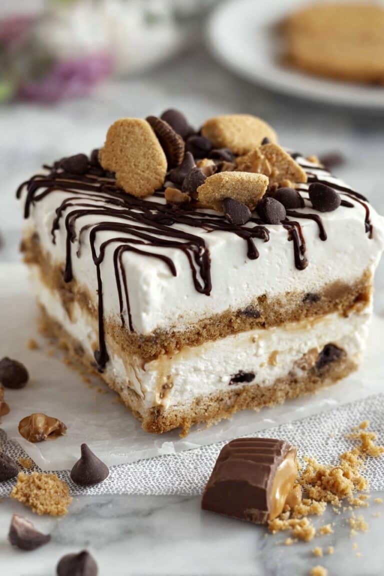 No-Bake Peanut Butter Lasagna Recipe