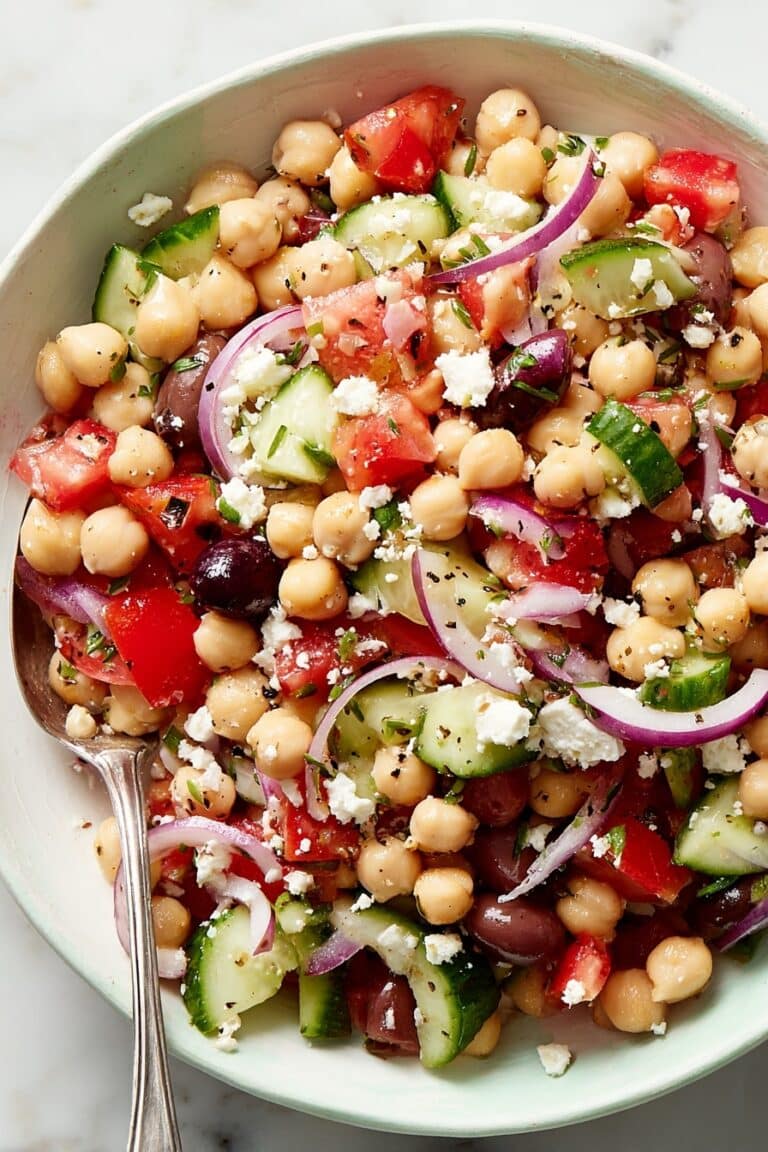 Mediterranean Chickpea Salad Recipe