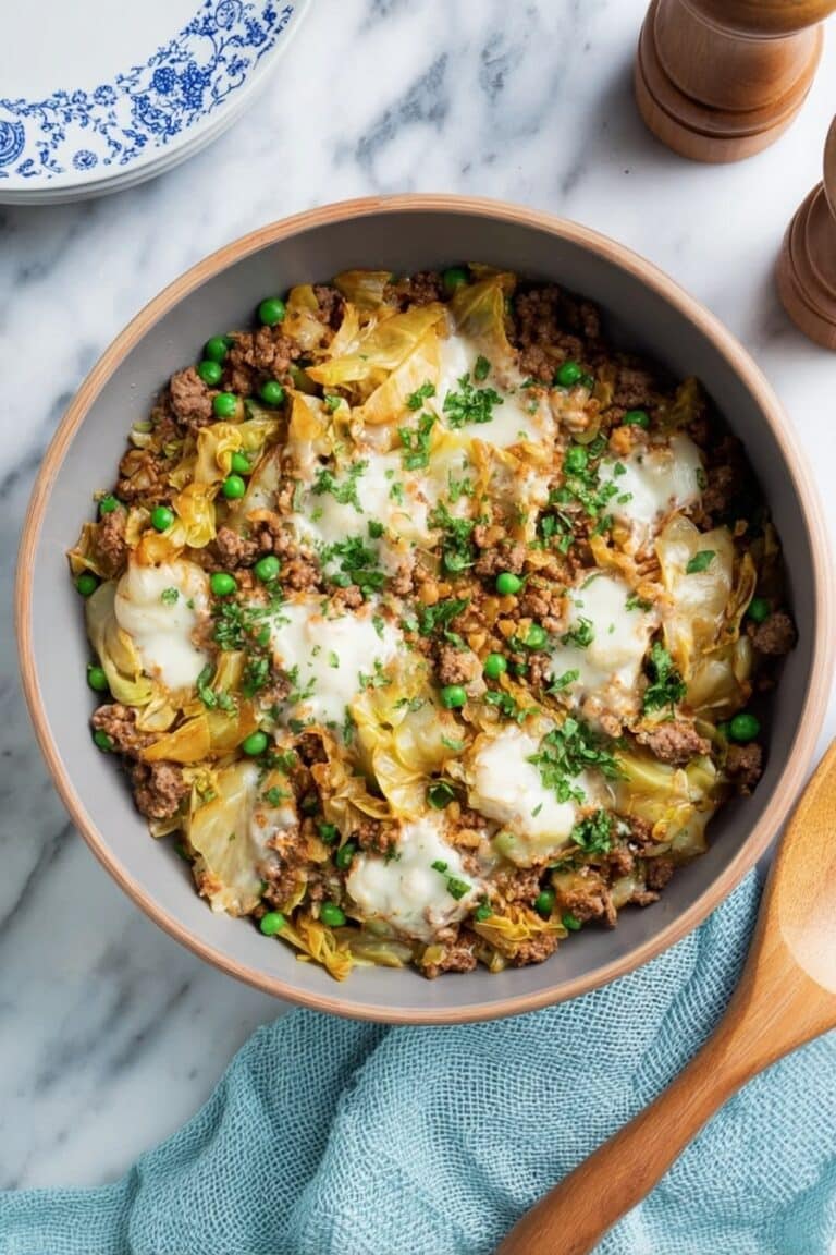 Easy Ground Turkey Cabbage Skillet (One-Pan & Better Than Boring Diet Food!) Recipe