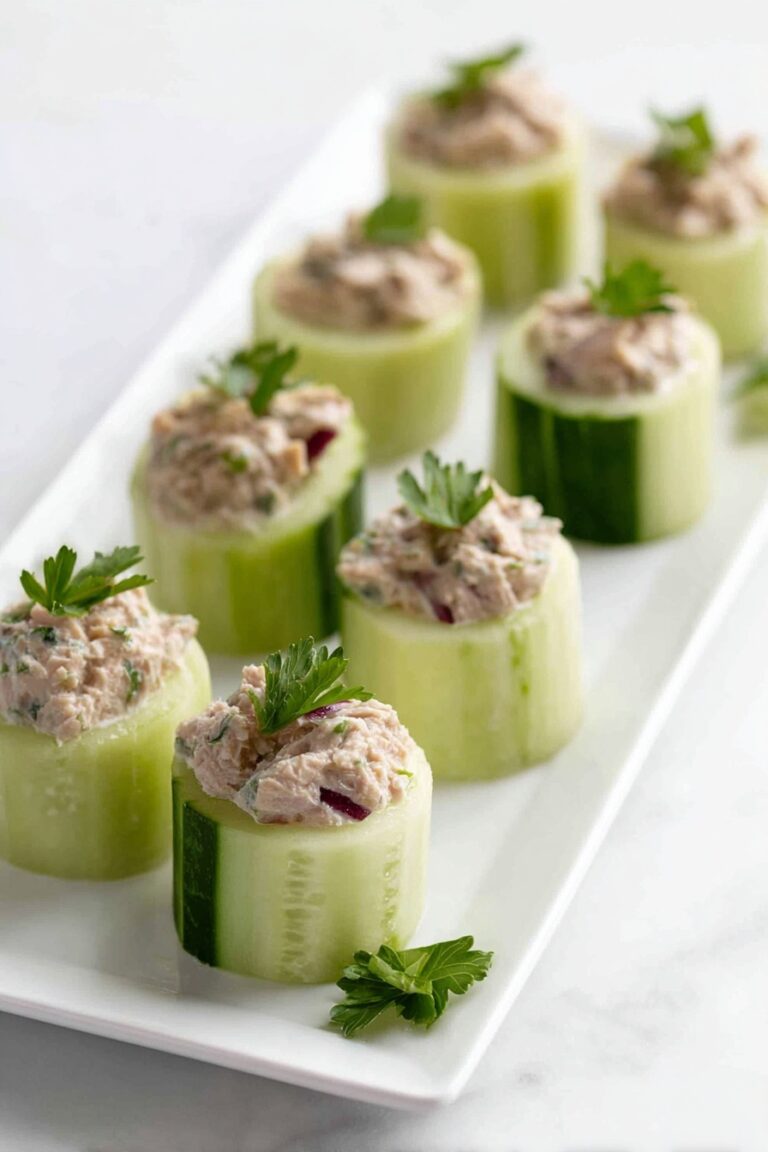 Tuna Cucumber Cups: High Protein, Fresh & Easy Recipe
