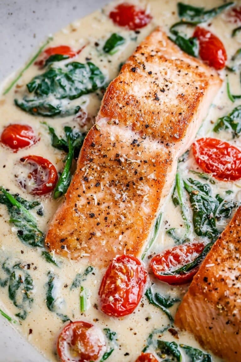 Creamy Tuscan Salmon Recipe